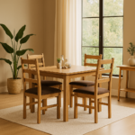 JUEGO DE COMEDOR 4 SILLAS