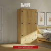ROPERO LINEA MEXICANA DE MADERA CERA