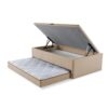 BOX MARINERO CON BAÚL 1 PLAZA MADERA NATURAL