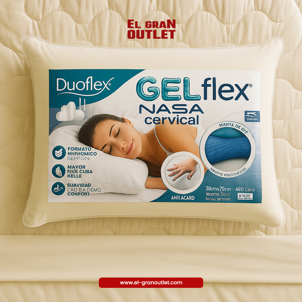 ALMOHADA DUOFLEX - VISCOELASTICA GELFLEX CERVICAL GN2100