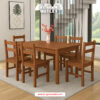 COMEDOR DE 6 SILLAS LETICIA TAPIZADO