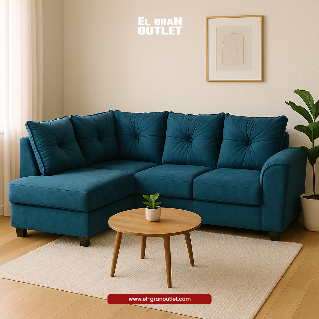 SOFA ESQUINERO CANTÓ (GRIS, BEIGE, AZUL)