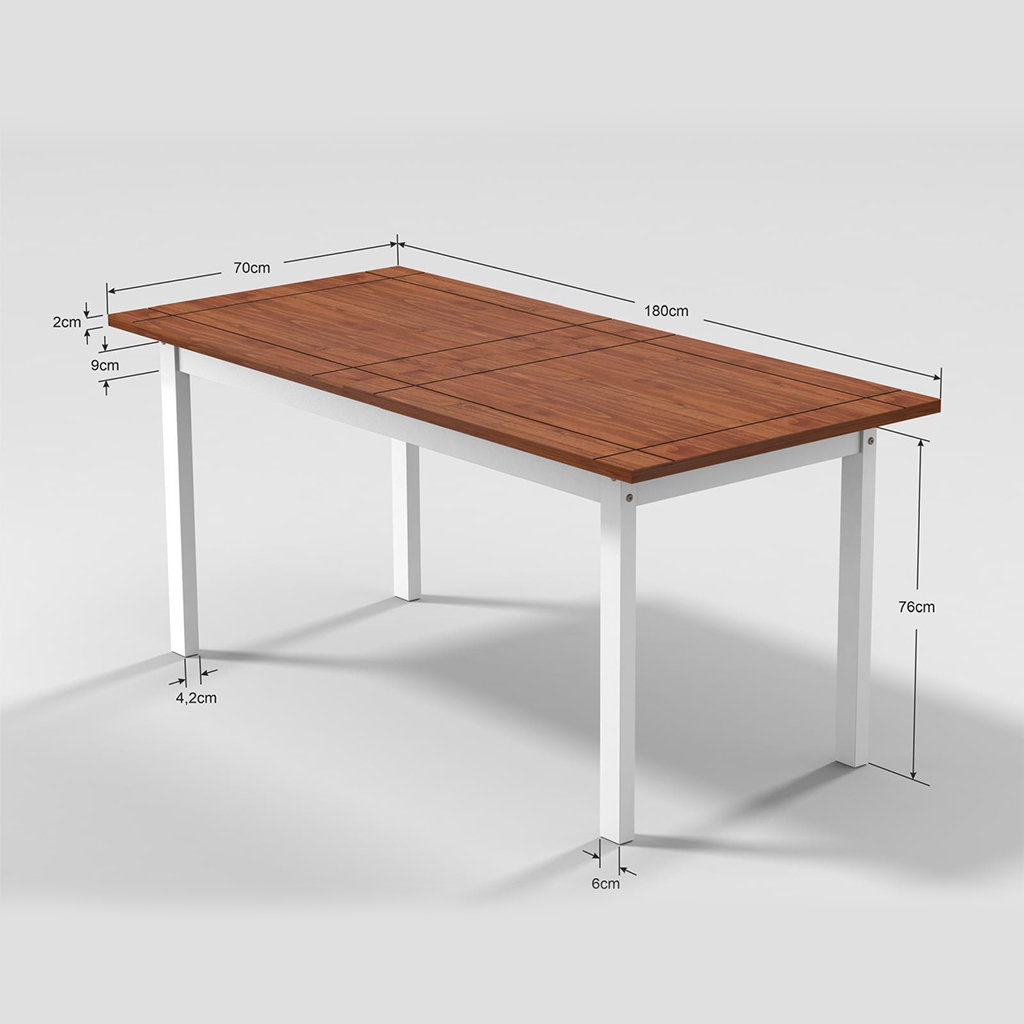 COMEDOR DE 6 SILLAS LETICIA TAPIZADO
