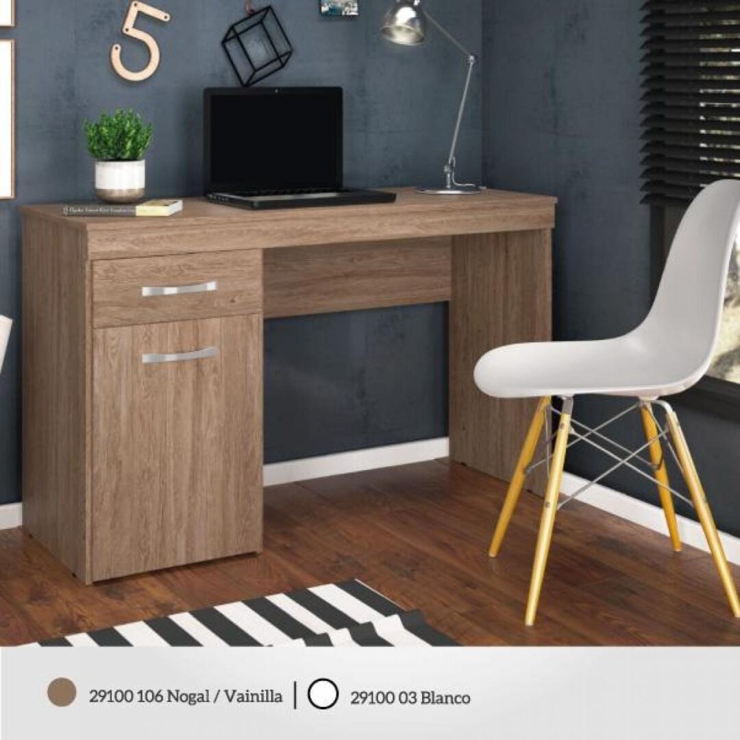 Escritorio Victoria Modelo 29100 (en acabados nogal y también en blanco)