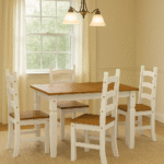 Juego de comedor Corona, 4 sillas
