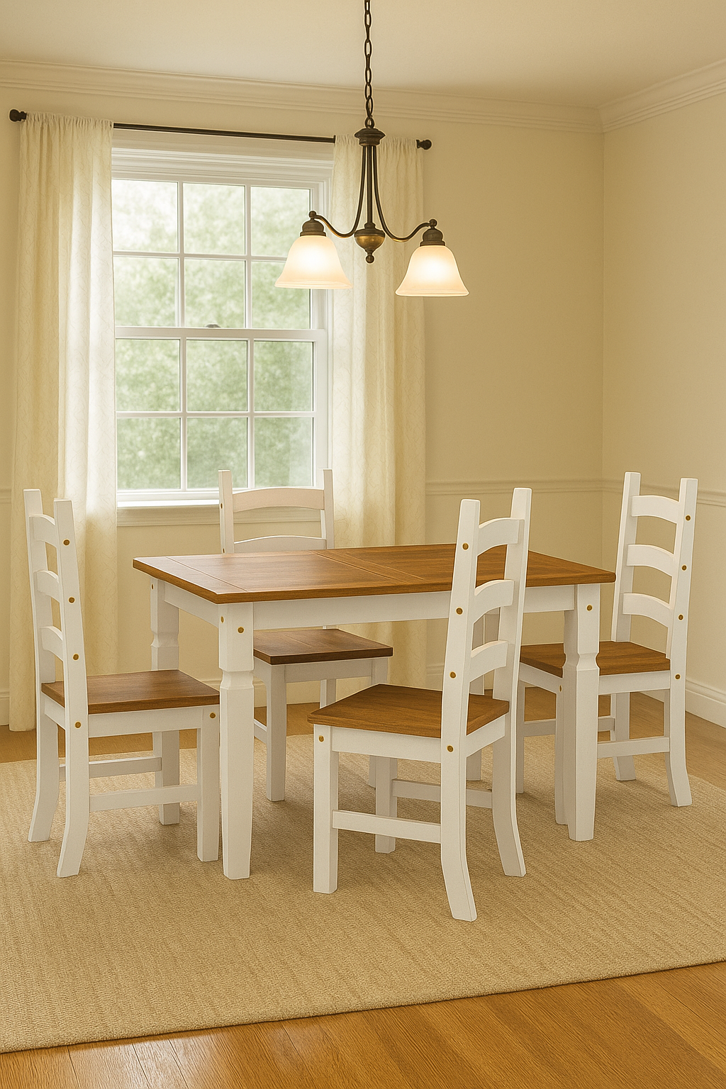 Juego de comedor Corona, 4 sillas