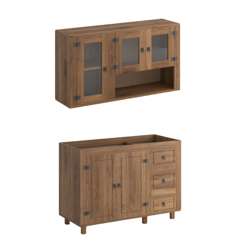 Kit de Cocina. Áereo+ Bajo mesada 120cm