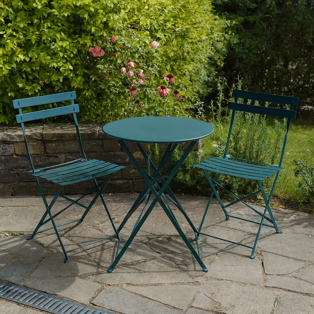 Set de Terraza- Acero Verde Laos