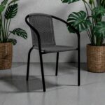 silla-de-exterior-rattan-sintetico-y-acero-negro-ubud Sillas de Exterior RATTAN-SINTETICO-Y-ACERO Negro